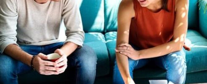 couple dicussing