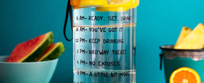water in a bottle