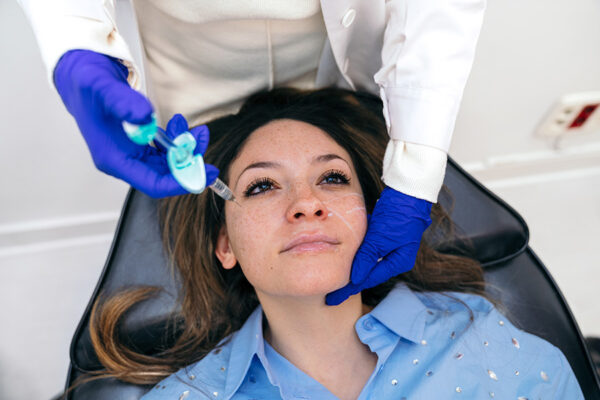 Facial PRP platelet-rich plasma treatment at aesthetic clinic Phuket Thailand